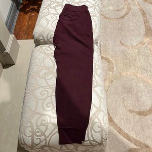 Zara burgundy Joggers. size L